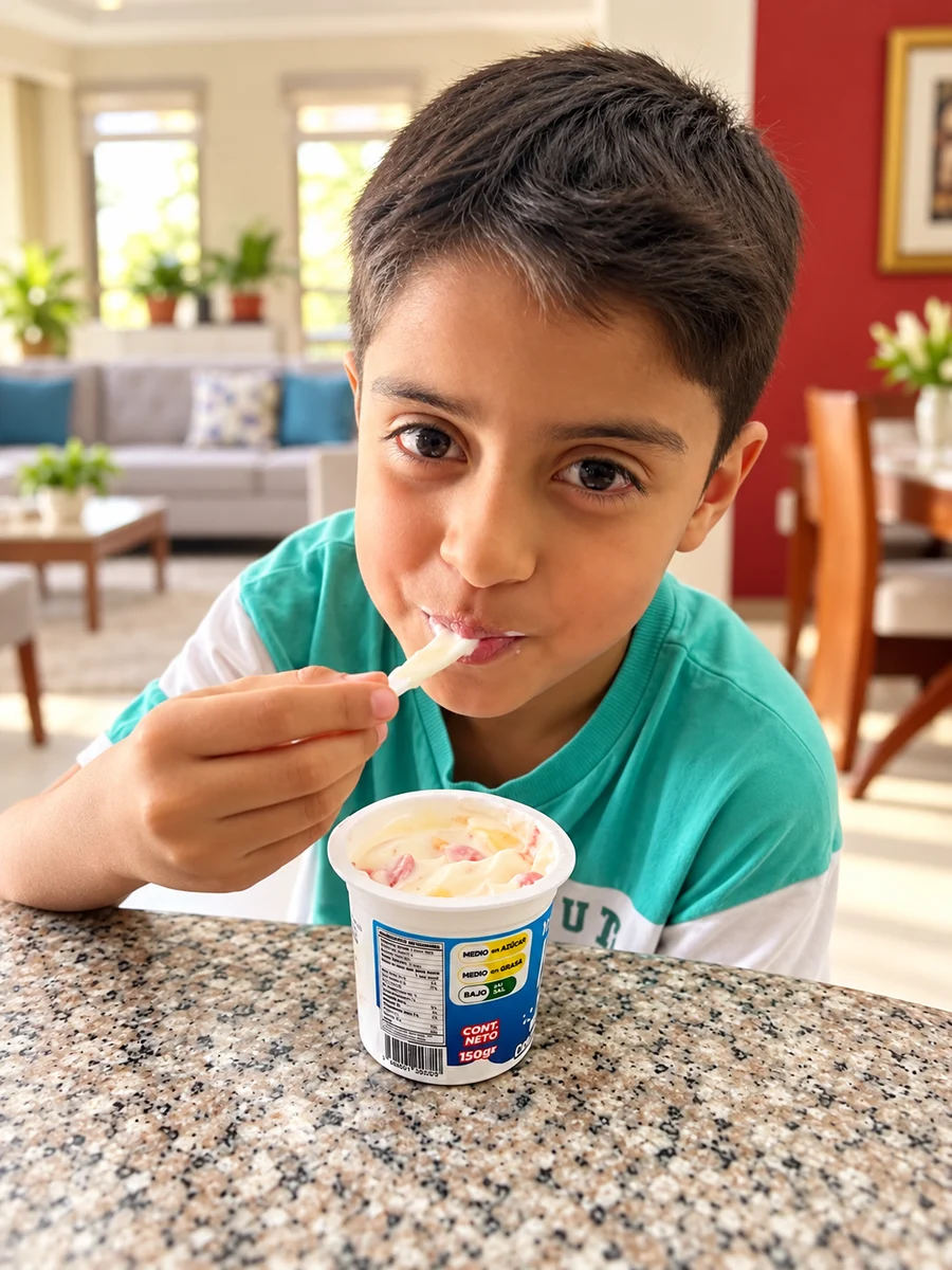 Niños compartiendo un momento nutritivo en Loja